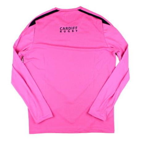 2024-2025 Cardiff Blues Rugby LS Training Shirt (Pink)_1