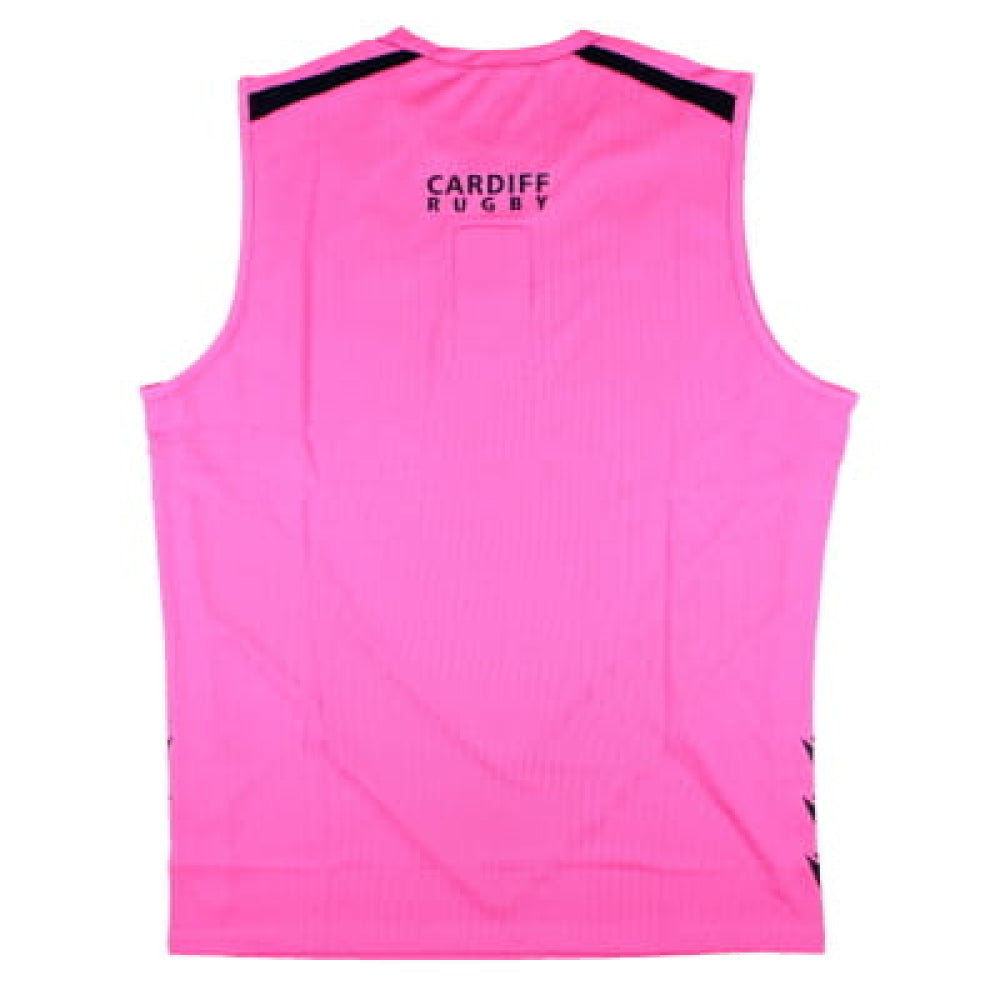 2024-2025 Cardiff Blues Rugby Sleeveless Training Shirt (Pink)_1