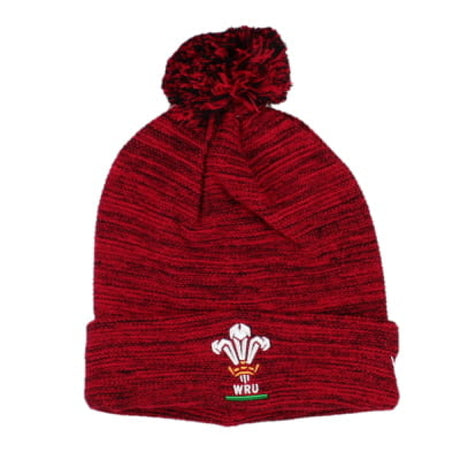 2024-2025 Wales Rugby WRU Pom Pom Beanie (Red)_1