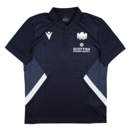 2024-2025 Edinburgh Rugby Travel Polo Shirt (Navy)_1