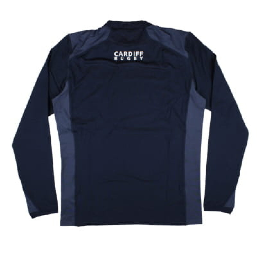 2024-2025 Cardiff Rugby Training Roundneck Top (Navy)_1