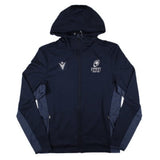2024-2025 Cardiff Blues Rugby Travel 3D Full Zip Fleece Hoody (Navy)_1