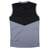 2024-2025 England Rugby Sleeveless Jersey O2 (Grey) - Kids (Your Name)_2