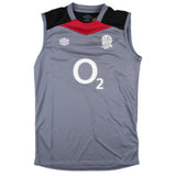 2024-2025 England Rugby Sleeveless Jersey O2 (Grey) - Kids_1