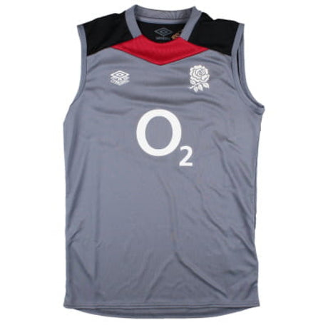 2024-2025 England Rugby Sleeveless Jersey O2 (Grey) - Kids_1