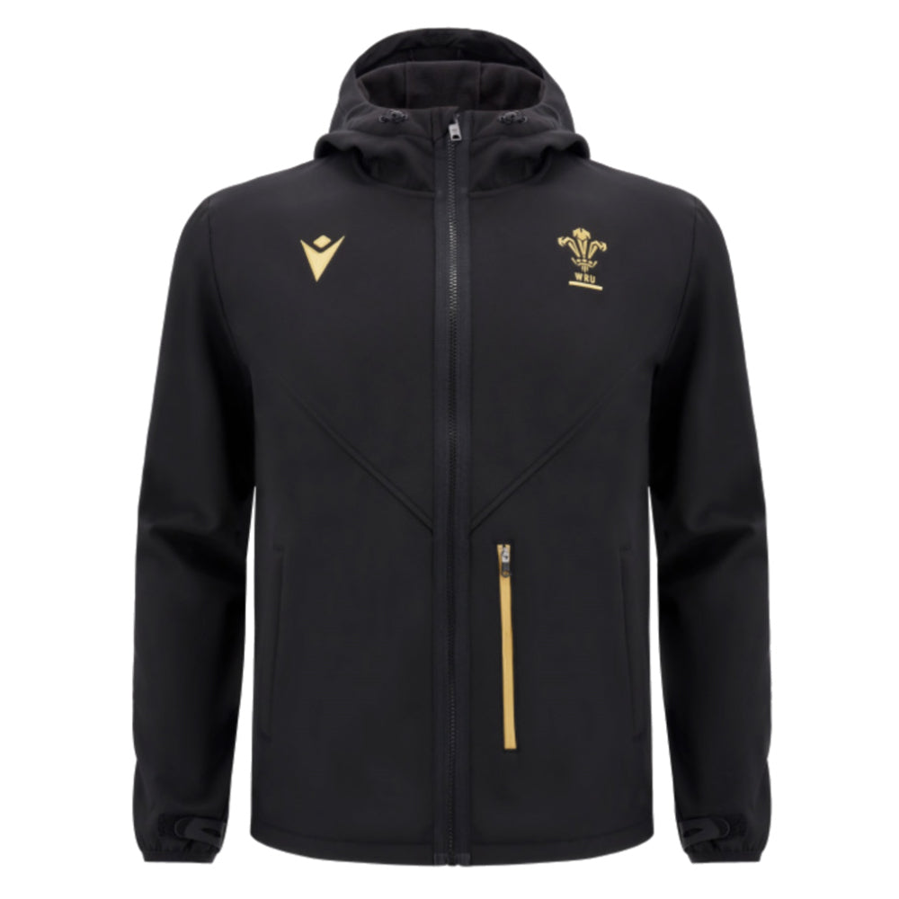 2024-2025 Wales Rugby Softshell Jacket (Black) - Kids_1