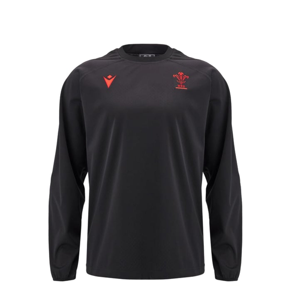 2024-2025 Wales Rugby Contact Training Top (Black) - Kids_1