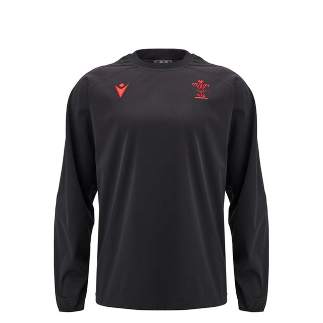 2024-2025 Wales Rugby Contact Training Top (Black) - Kids_1