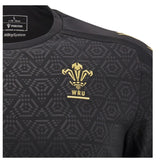2024-2025 Wales WRU Rugby LS Training Shirt (Black) - Kids_3
