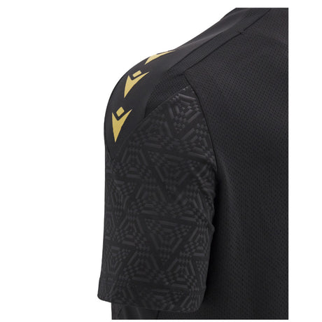 2024-2025 Wales WRU Rugby LS Training Shirt (Black) - Kids_3