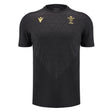 2024-2025 Wales WRU Rugby LS Training Shirt (Black) - Kids_3