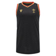 2024-2025 Wales Rugby Training Basketball Singlet (Black)_2