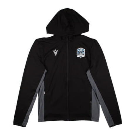 2024-2025 Glasgow Warriors Rugby Travel Full Zip Hoody (Black)_1