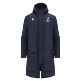 2024-2025 Cardiff Blues Rugby Long Bench Padded Jacket (Navy)_1
