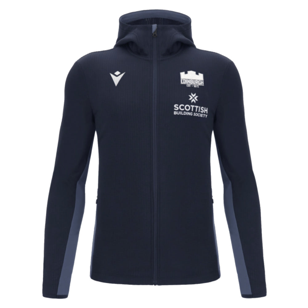 2024-2025 Edinburgh Rugby Travel Zipped Hoody (Navy)_2