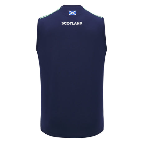 2024-2025 Scotland Rugby Training Sleeveless Shirt (Navy)_1