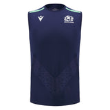 2024-2025 Scotland Rugby Training Sleeveless Shirt (Navy)_1