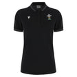2024-2025 Wales Rugby Travel Polo Shirt (Black) - Womens_2