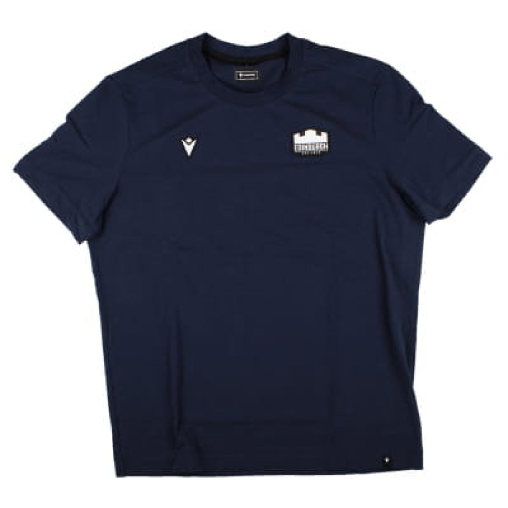 2024-2025 Edinburgh Rugby Ath Travel Cotton Shirt (Navy)_1