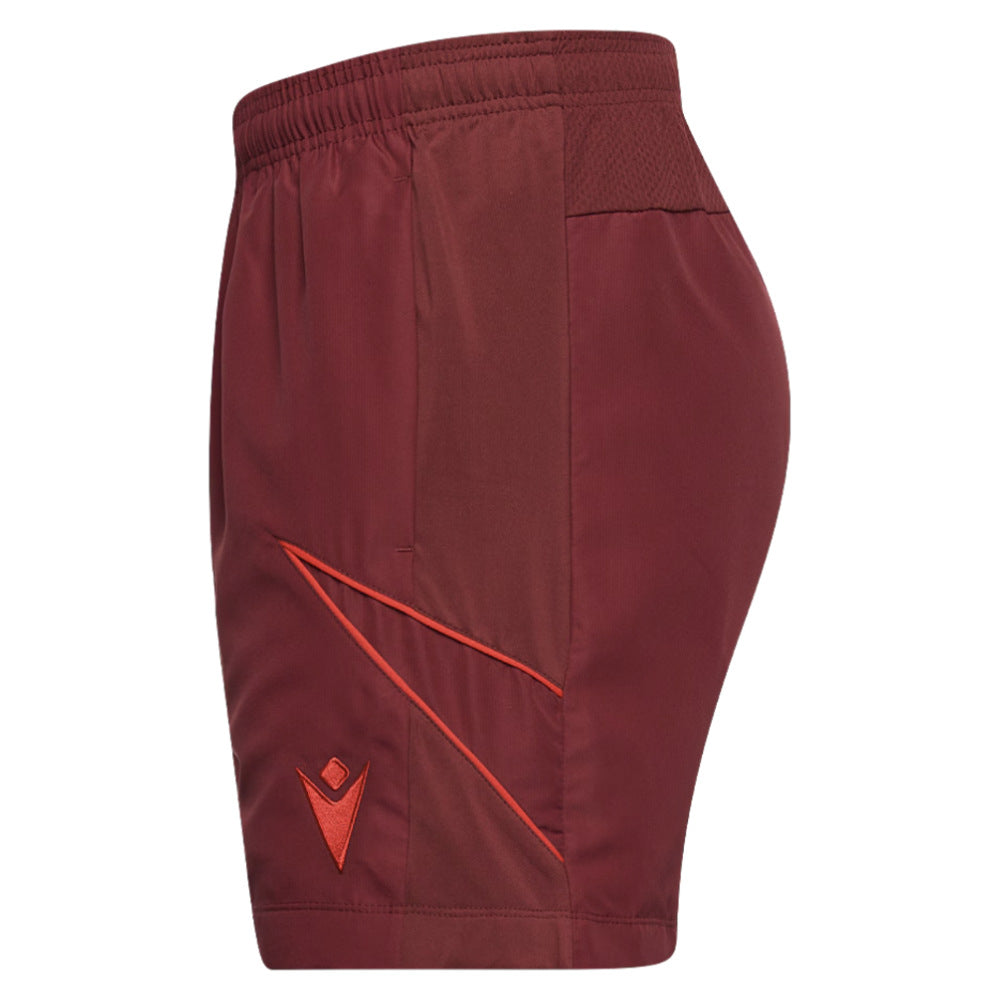 2025-2026 Wales Rugby Travel Bermuda Shorts (Deep Red)_3