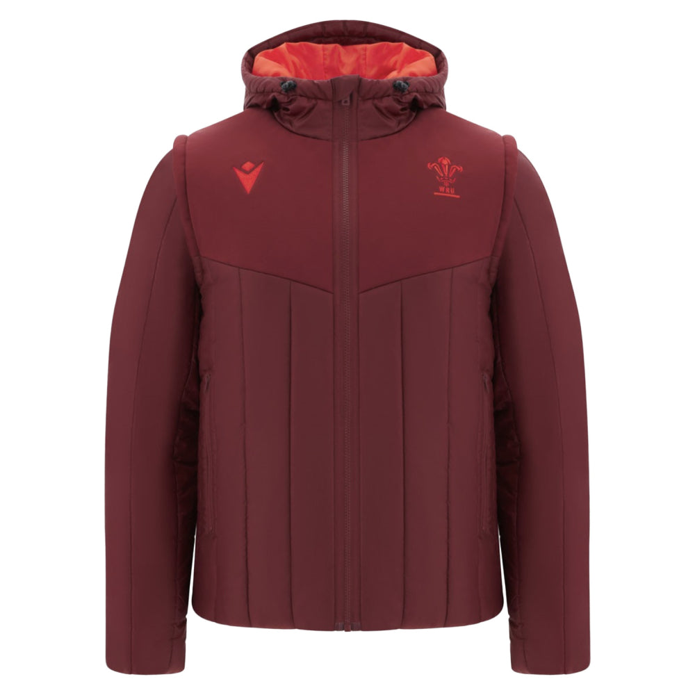2025-2026 Wales Rugby Travel Bomber Jacket (Deep Red)_3