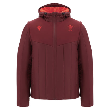 2025-2026 Wales Rugby Travel Bomber Jacket (Deep Red)_3