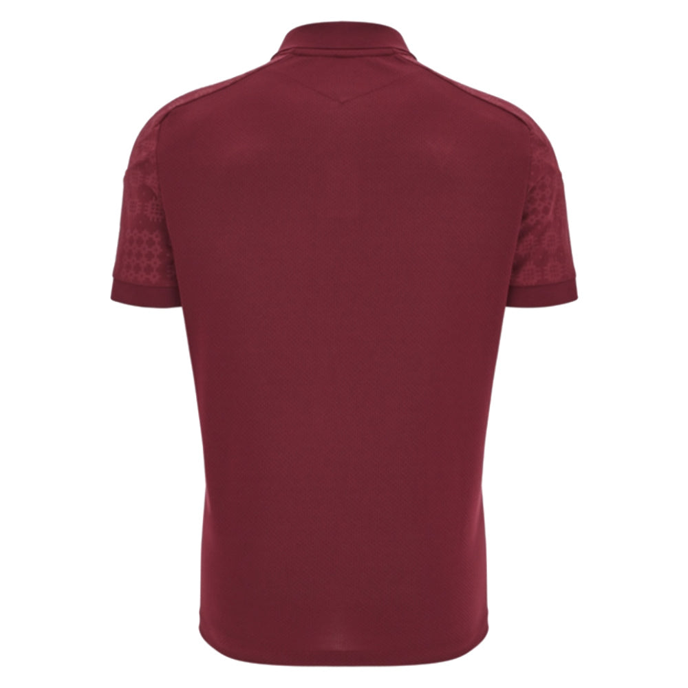 2025-2026 Wales WRU Travel Poly Polo Shirt (Deep Red)_3