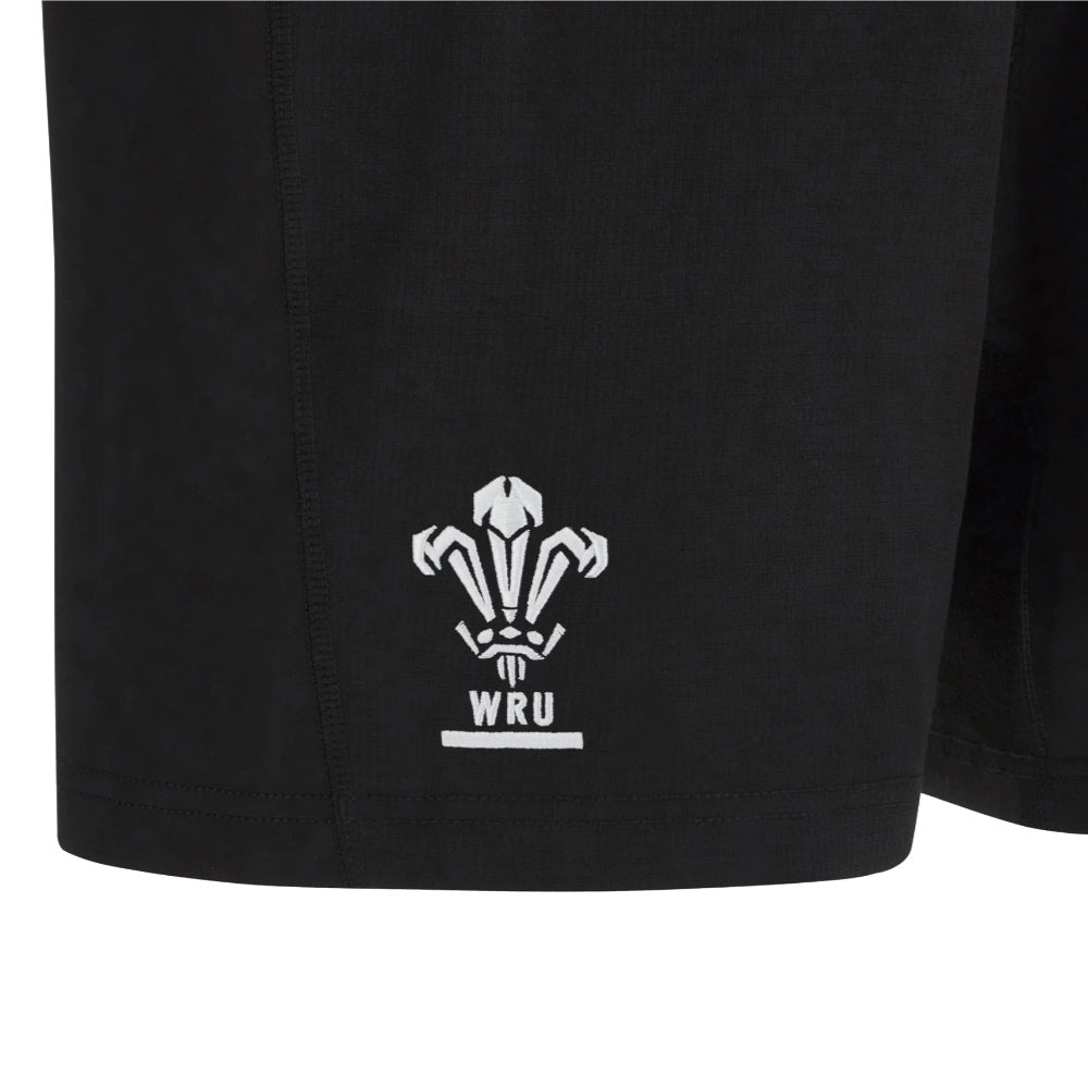 2025-2026 Wales Rugby Training Shorts (Black)_3