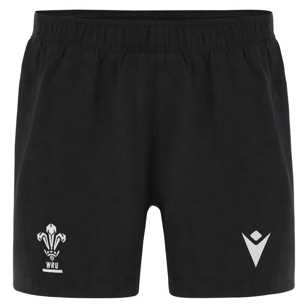 2025-2026 Wales Rugby Training Shorts (Black)_3