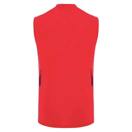 2025-2026 Wales Rugby Training Sleeveless Shirt (Red)_3