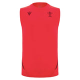 2025-2026 Wales Rugby Training Sleeveless Shirt (Red)_3