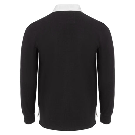 Kooga Vintage New Zealand Men\'s LS Rugby Shirt (Black) (Your Name)_1