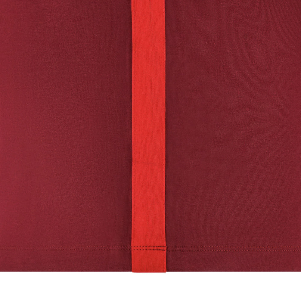 2025-2026 Wales WRU Rugby Travel Cotton Tee (Deep Red)_3