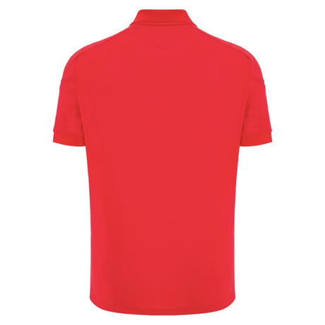 2025-2026 Wales WRU Rugby Travel Poly Polo Shirt (Red)_2