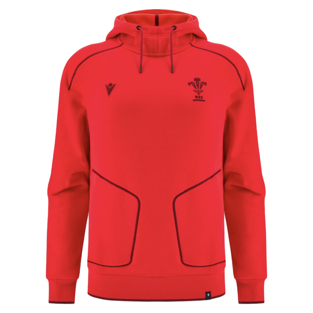 2025-2026 Wales WRU Ath Travel Player Hoody (Red)_2