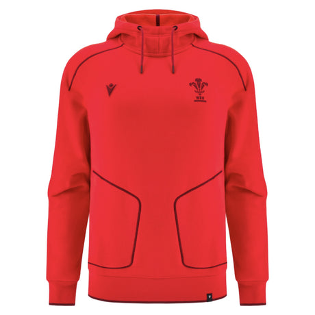 2025-2026 Wales WRU Ath Travel Player Hoody (Red)_2