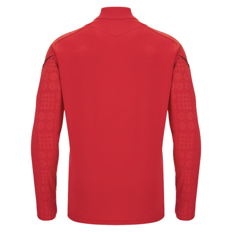 2025-2026 Wales WRU Training Player Quarter Zip Top (Red)_3