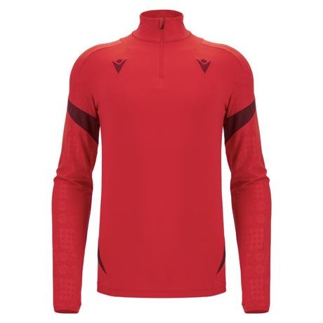 2025-2026 Wales WRU Training Player Quarter Zip Top (Red)_3