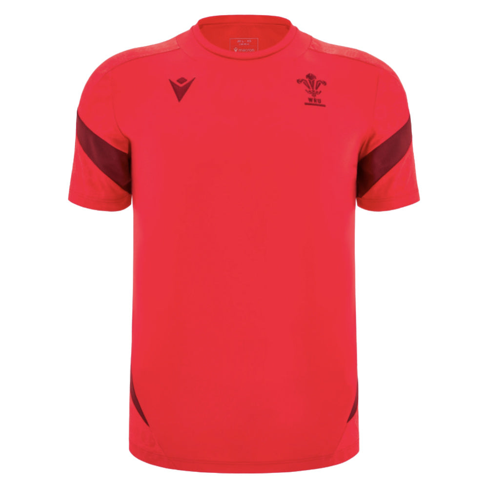2025-2026 Wales WRU Player Training Shirt (Red) - Kids_3