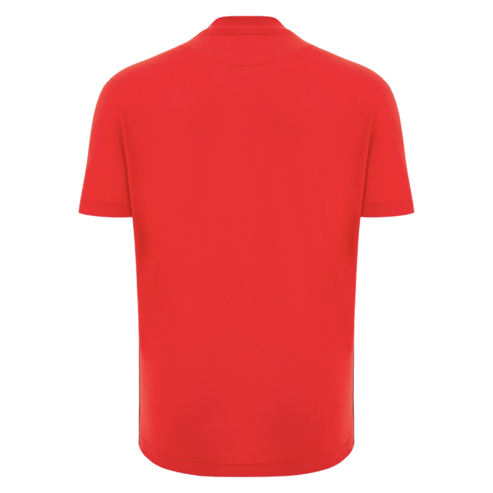 2025-2026 Wales WRU Travel Cotton Tee (Red) - Kids (Your Name)_2