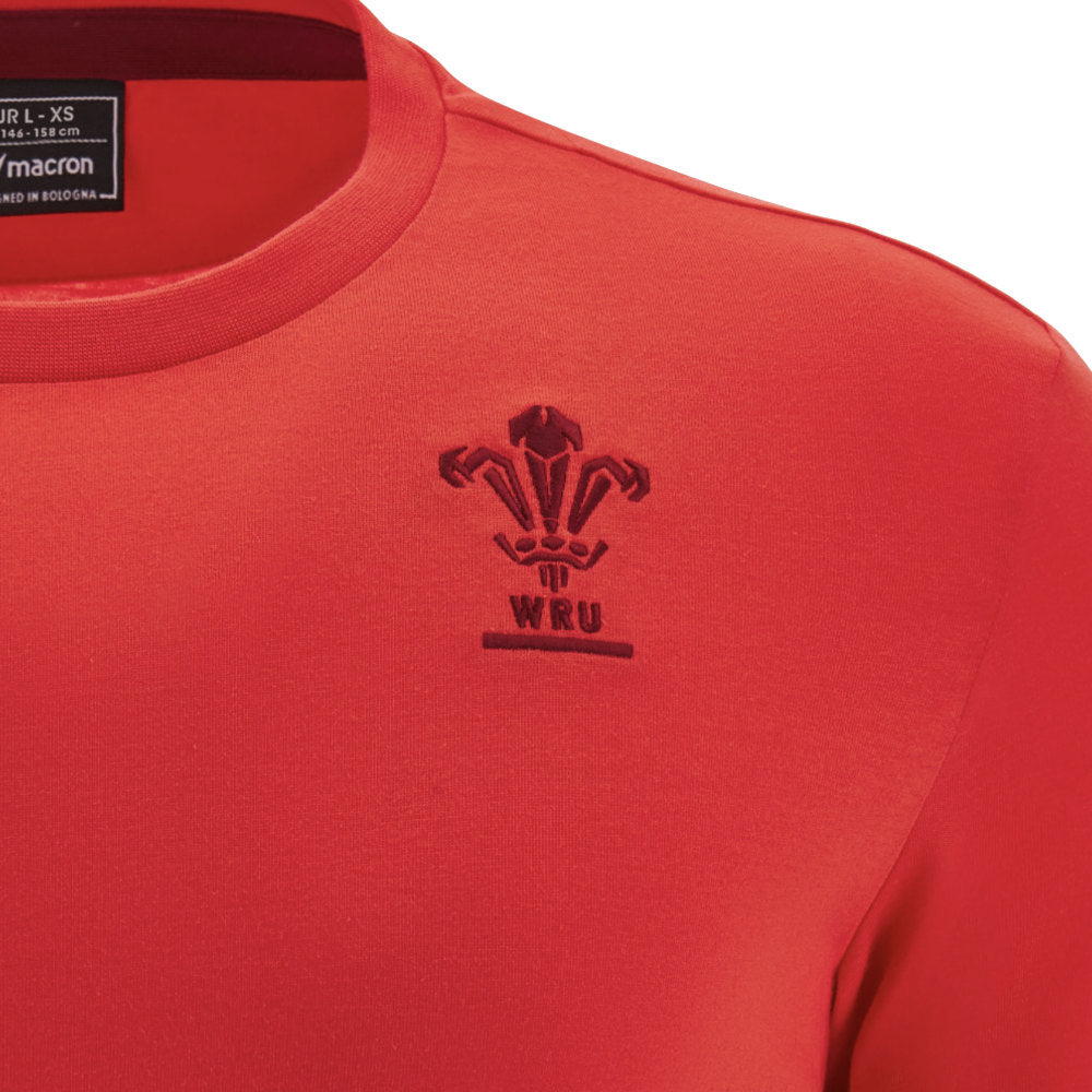 2025-2026 Wales WRU Travel Cotton Tee (Red) - Kids_3