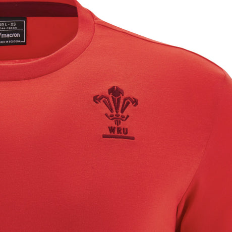 2025-2026 Wales WRU Travel Cotton Tee (Red) - Kids_3