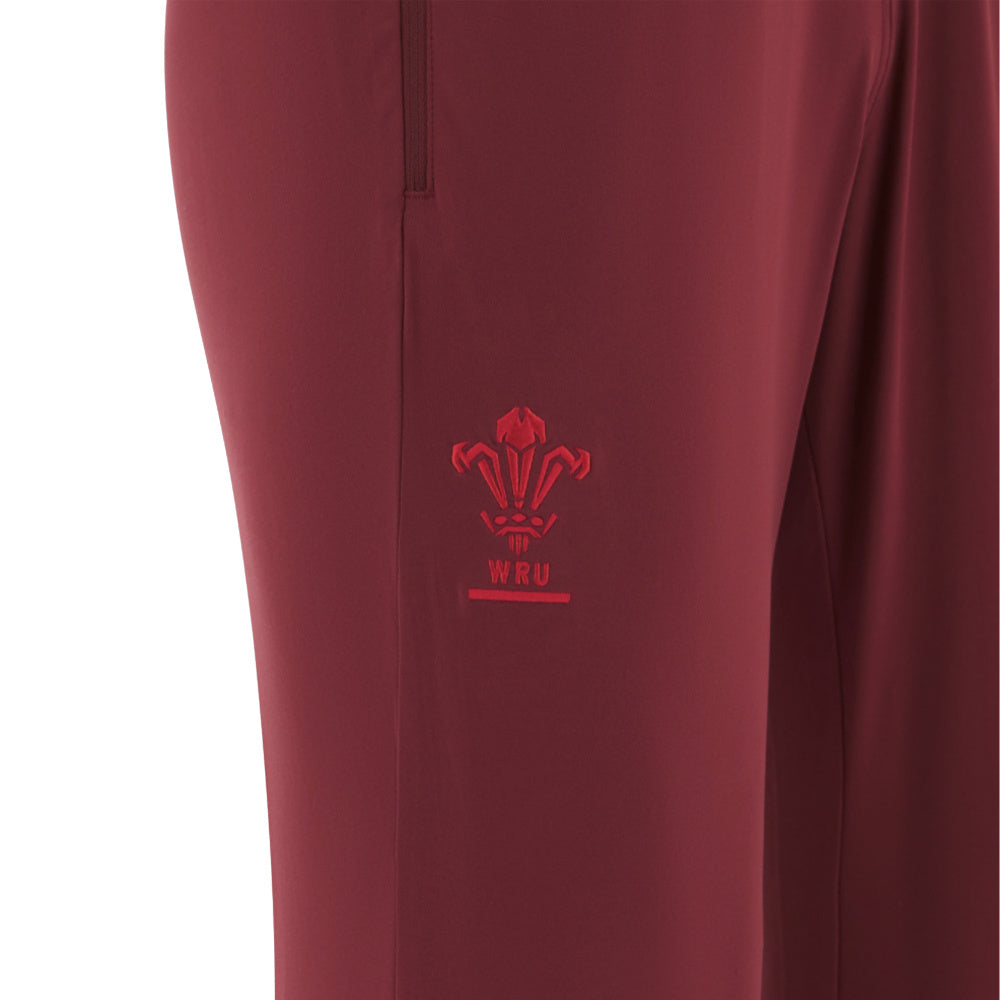 2025-2026 Wales WRU Training Player Pants (Deep Red)_3