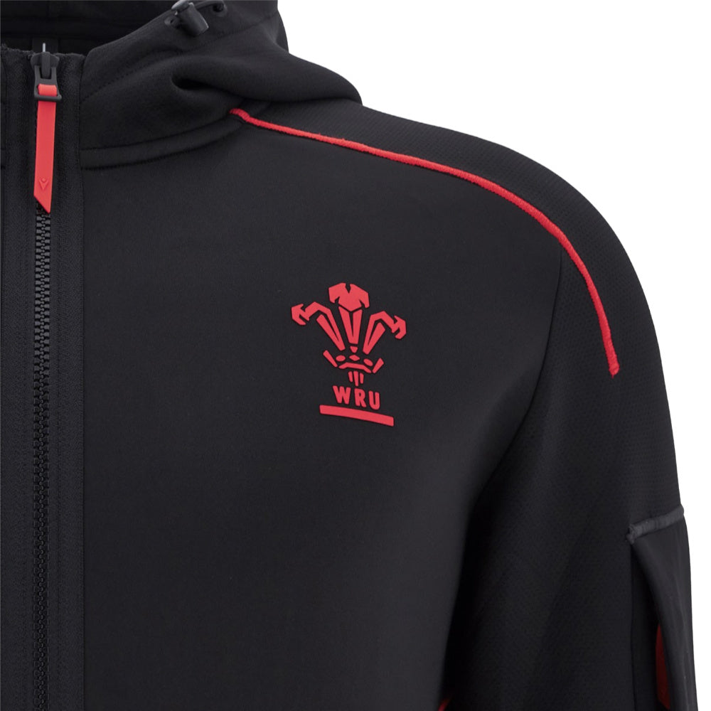 2025-2026 Wales WRU Ath Travel Tech Hoody (Black)_3