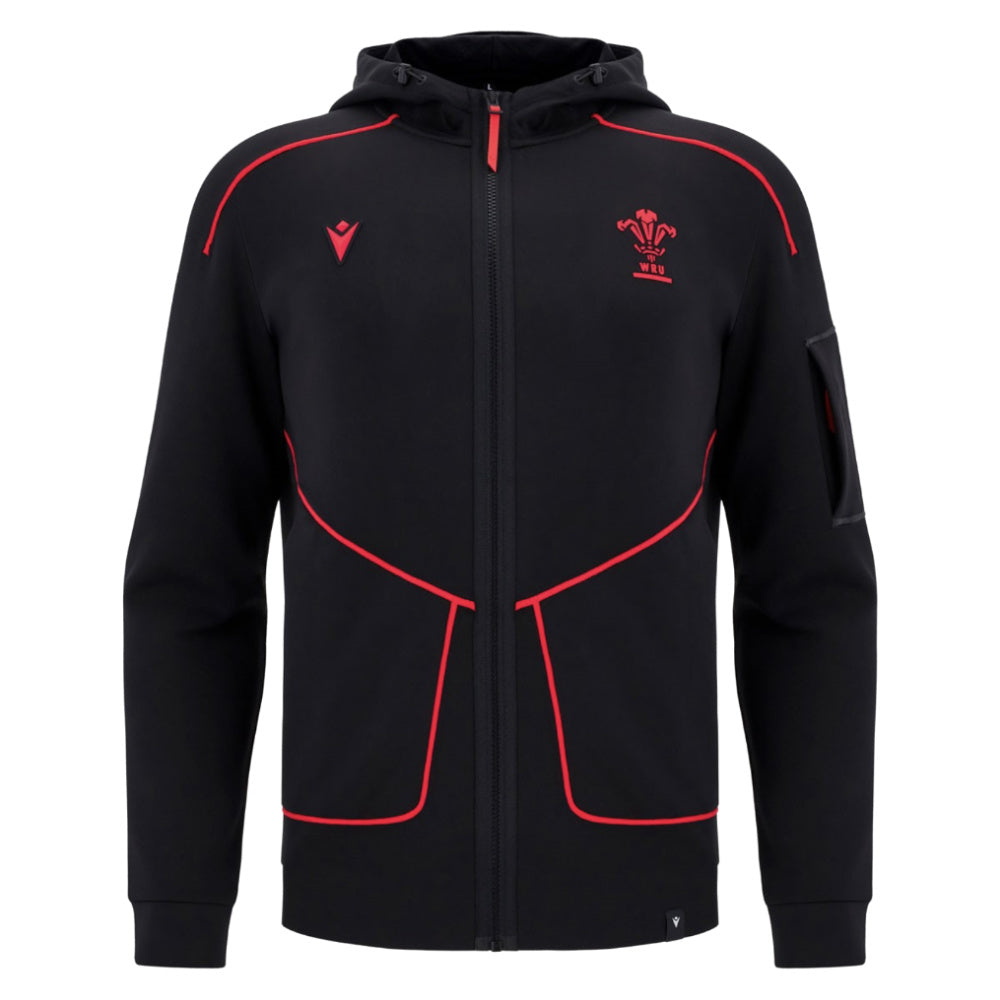 2025-2026 Wales WRU Ath Travel Tech Hoody (Black)_3