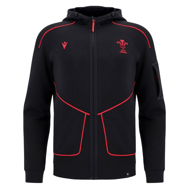 2025-2026 Wales WRU Ath Travel Tech Hoody (Black)_3