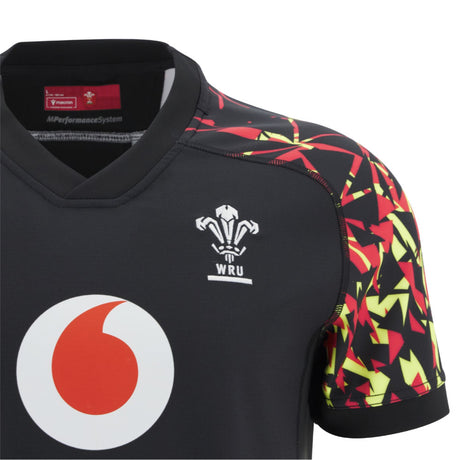 2025-2026 Wales WRU Rugby Training Jersey (Black)_3