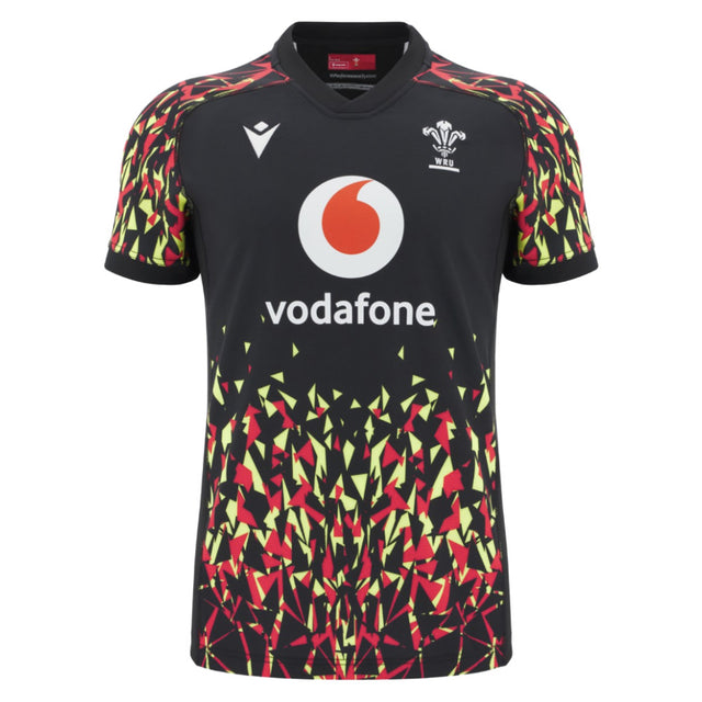 2025-2026 Wales WRU Rugby Training Jersey (Black)_3
