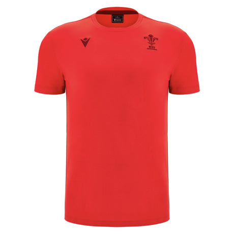 2025-2026 Wales WRU Rugby Travel Cotton Tee (Red)_3