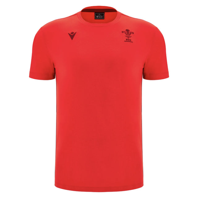 2025-2026 Wales WRU Rugby Travel Cotton Tee (Red)_3